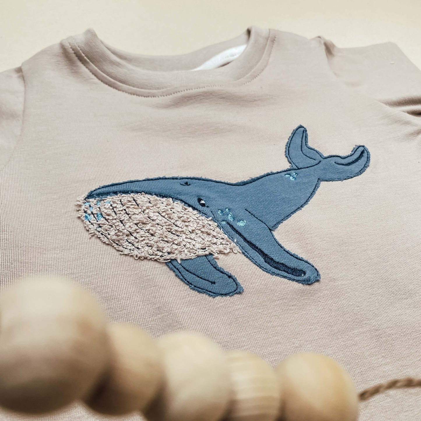 Basic T-Shirt aus Baumwoll-Jersey(BIO) Wal Waldo groß #LY 1