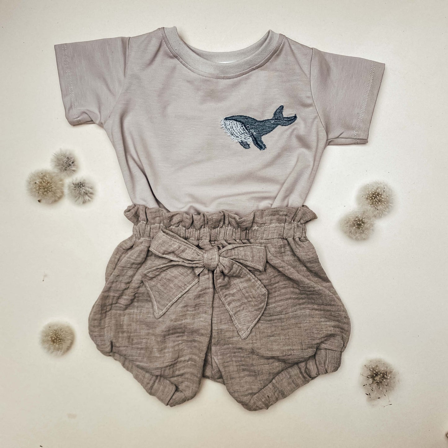 Basic T-Shirt aus Baumwoll-Jersey(BIO) Wal Waldo #LY 1