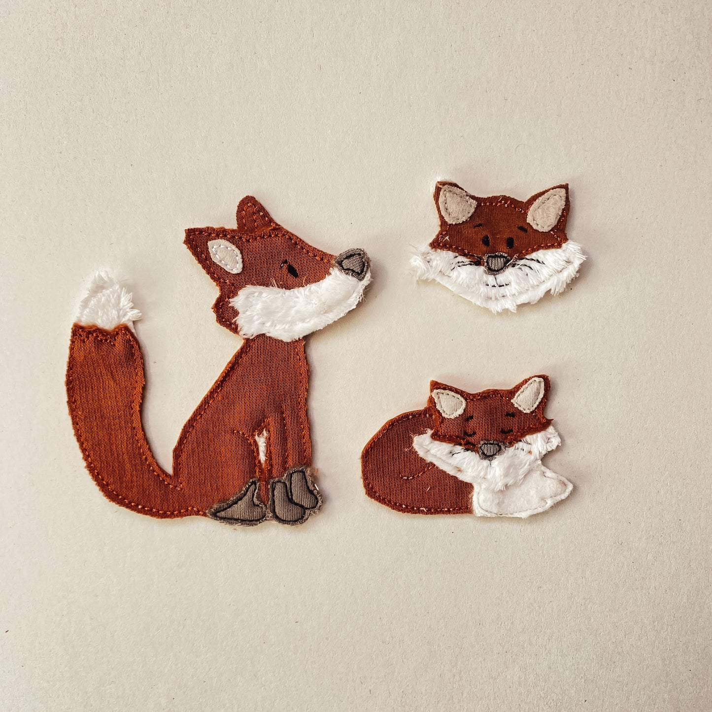 Bügelpatch Fuchs in ver. Varianten