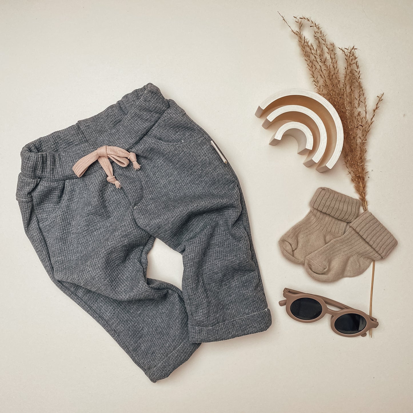 Waffelstrick Jersey Chino Hose # SW
