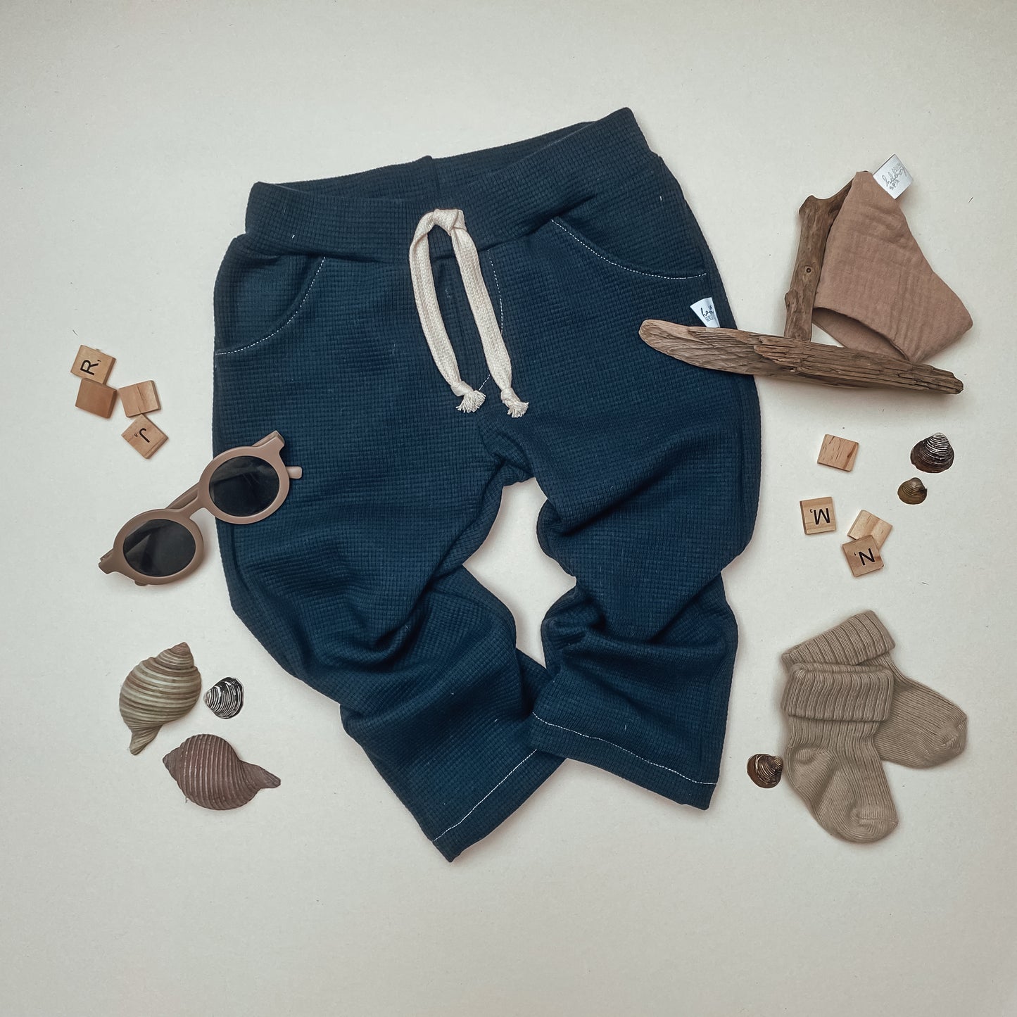 Waffelstrick Jersey Chino Hose # SW