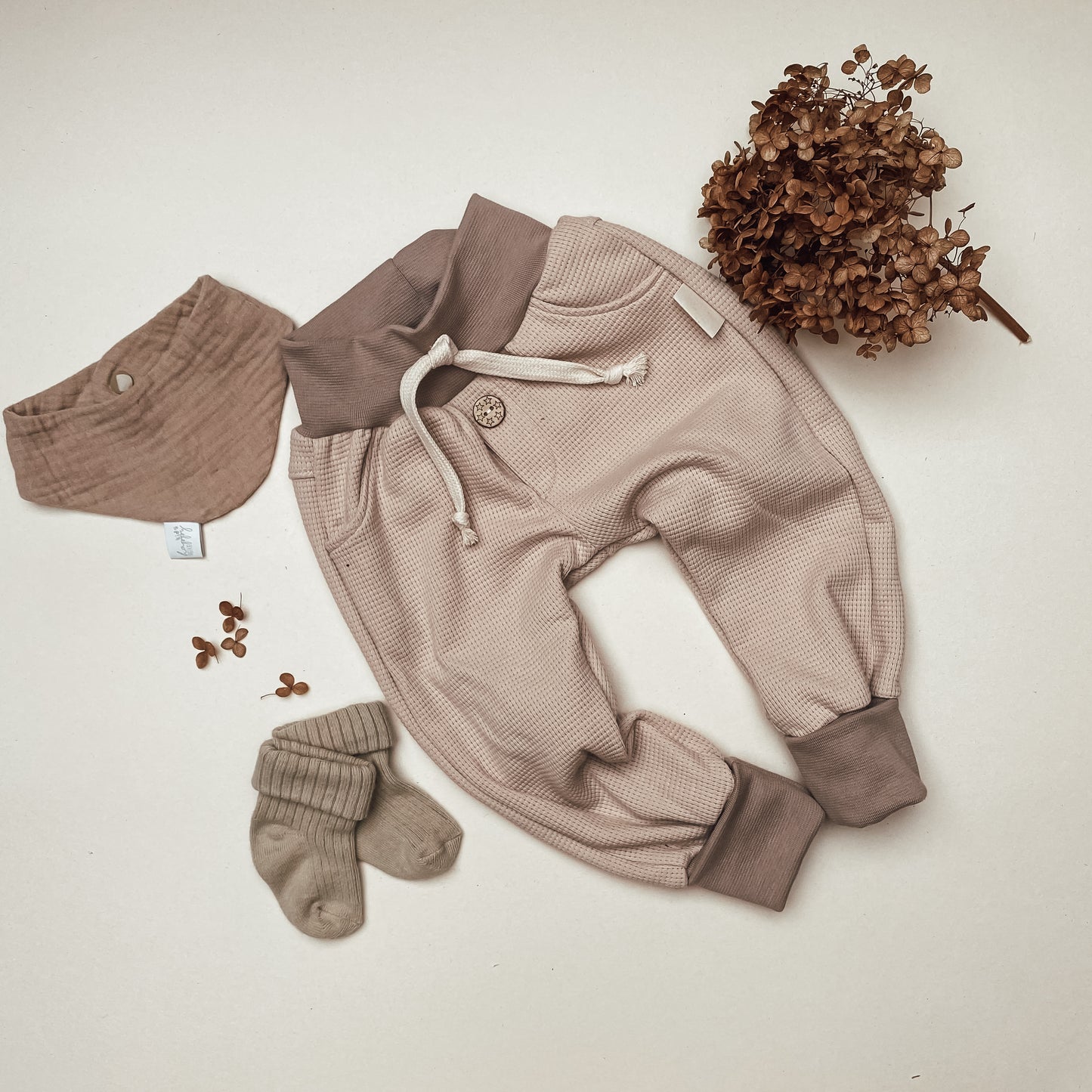 Waffelstrick Jersey Chino Hose # SW