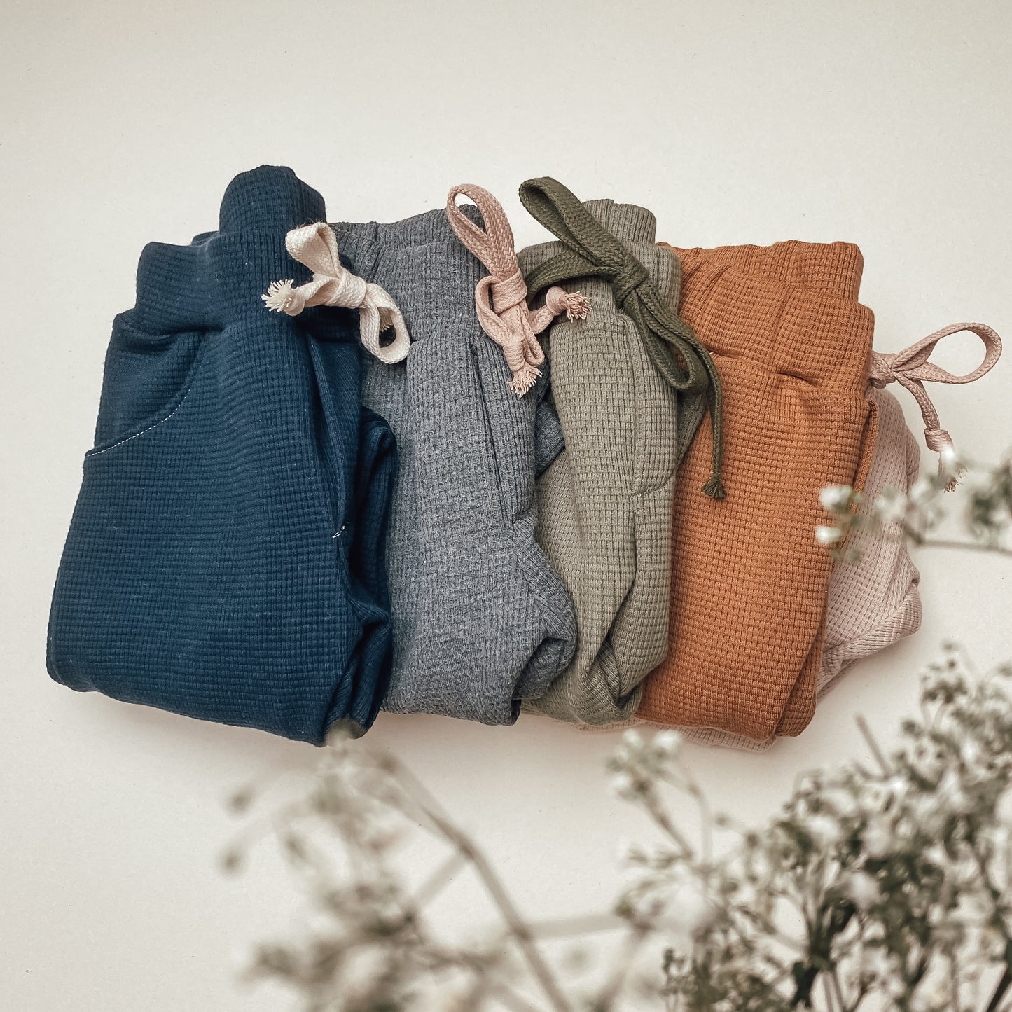 Waffelstrick Jersey Chino Hose # SW