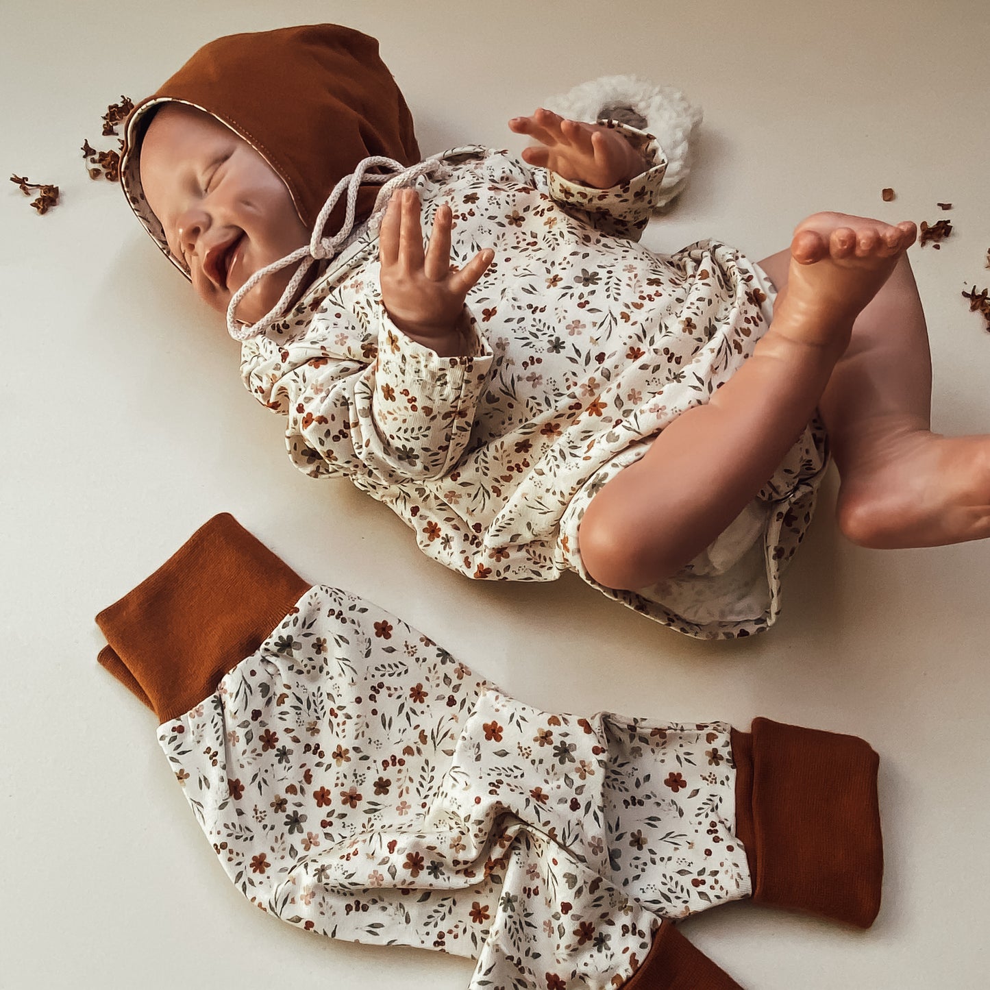 Baby- und Kinder Langarm-Shirt Floral #LY