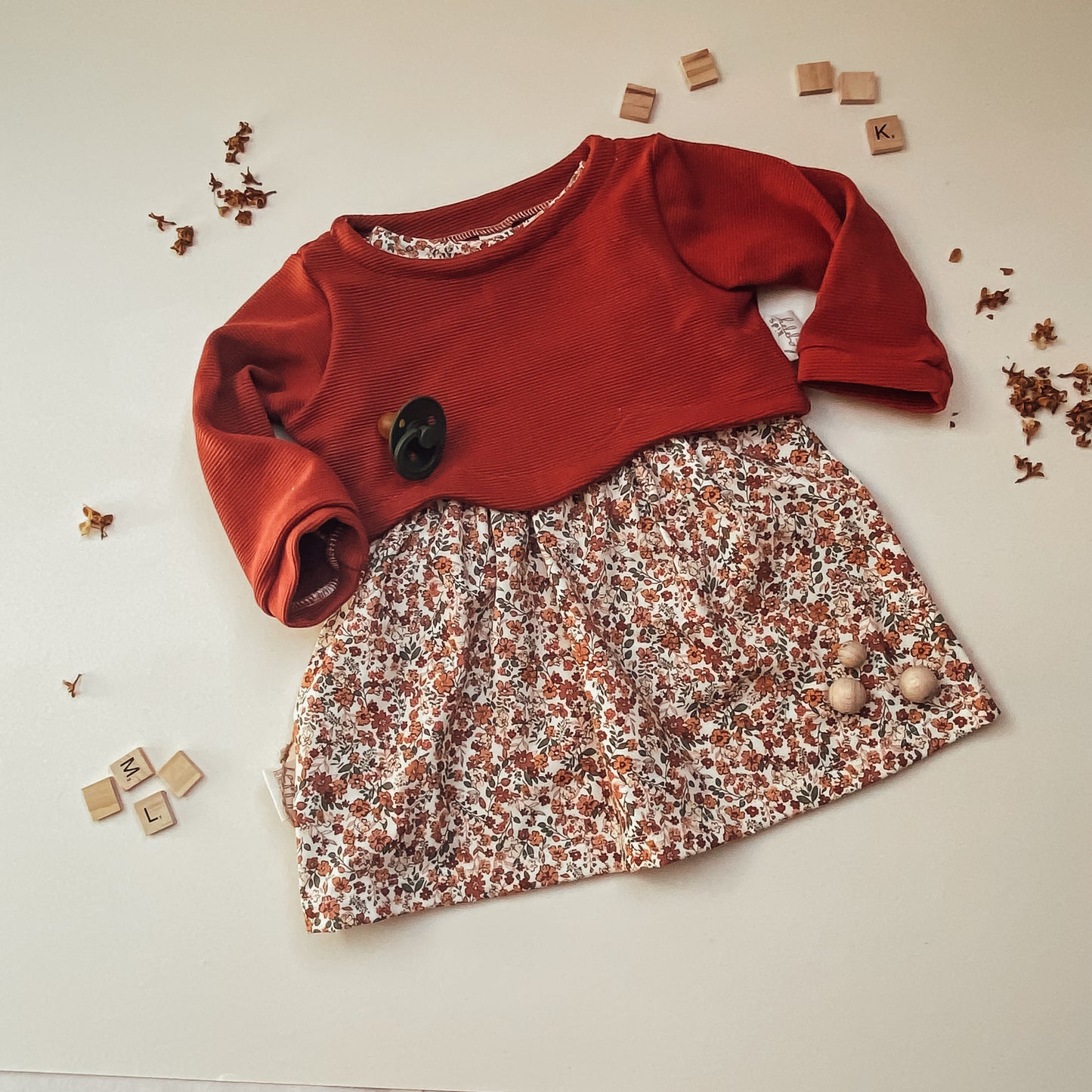 Florales Jersey Kleidchen #RR