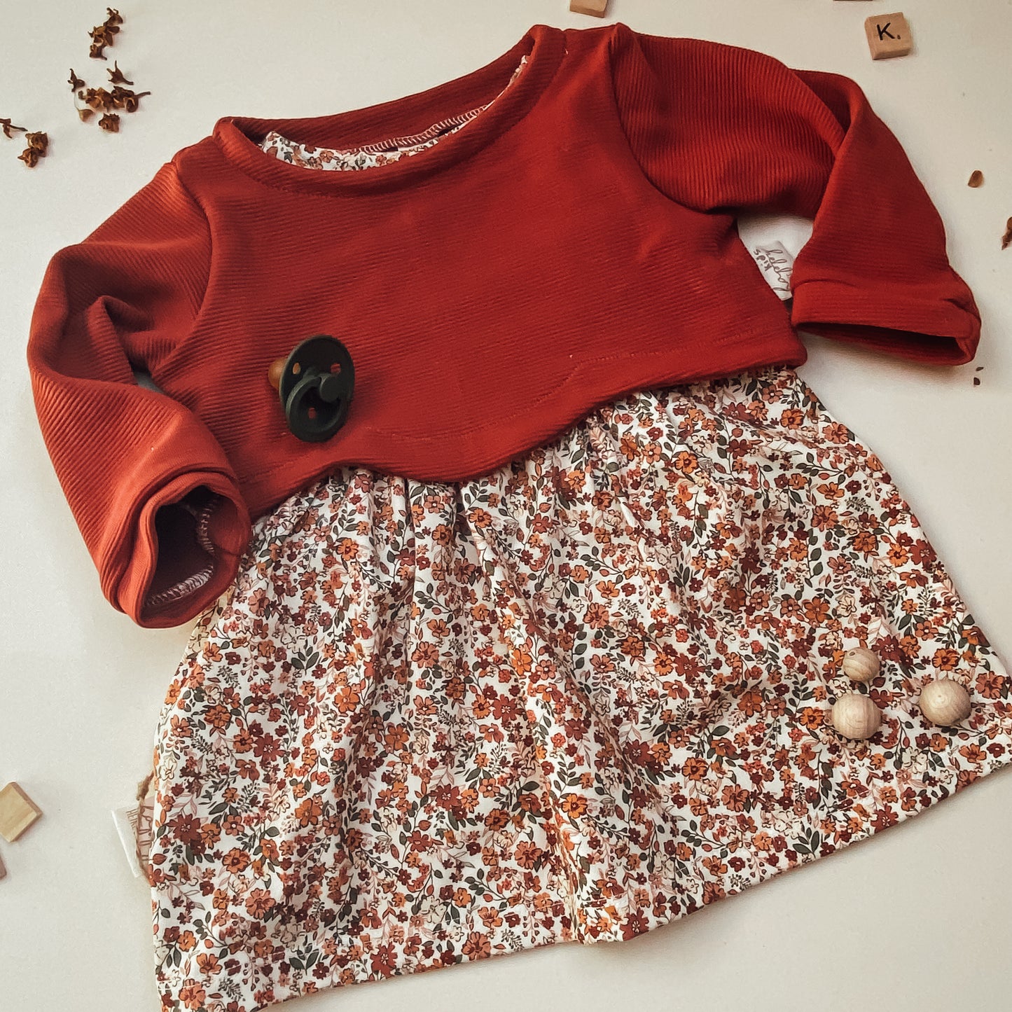 Florales Jersey Kleidchen #RR