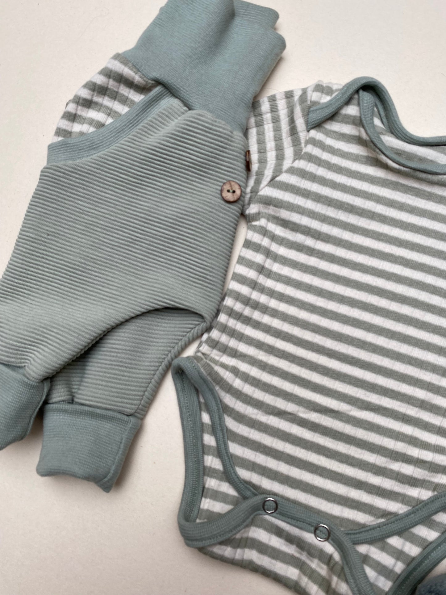 Rib-Langarmbody für Babys und Kleinkinder in Bioqualität #LY
