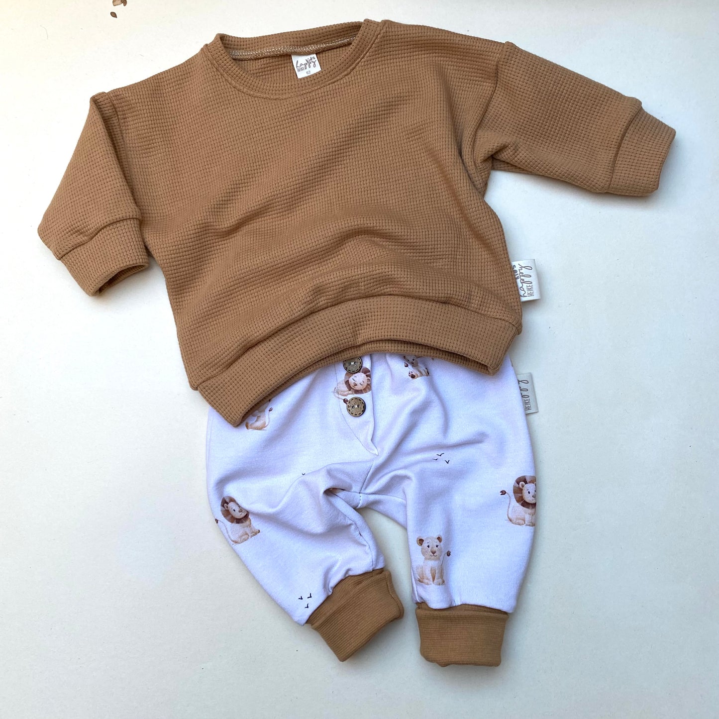 Waffel-Sweater Oversized in verschiedenen Farben #LY4