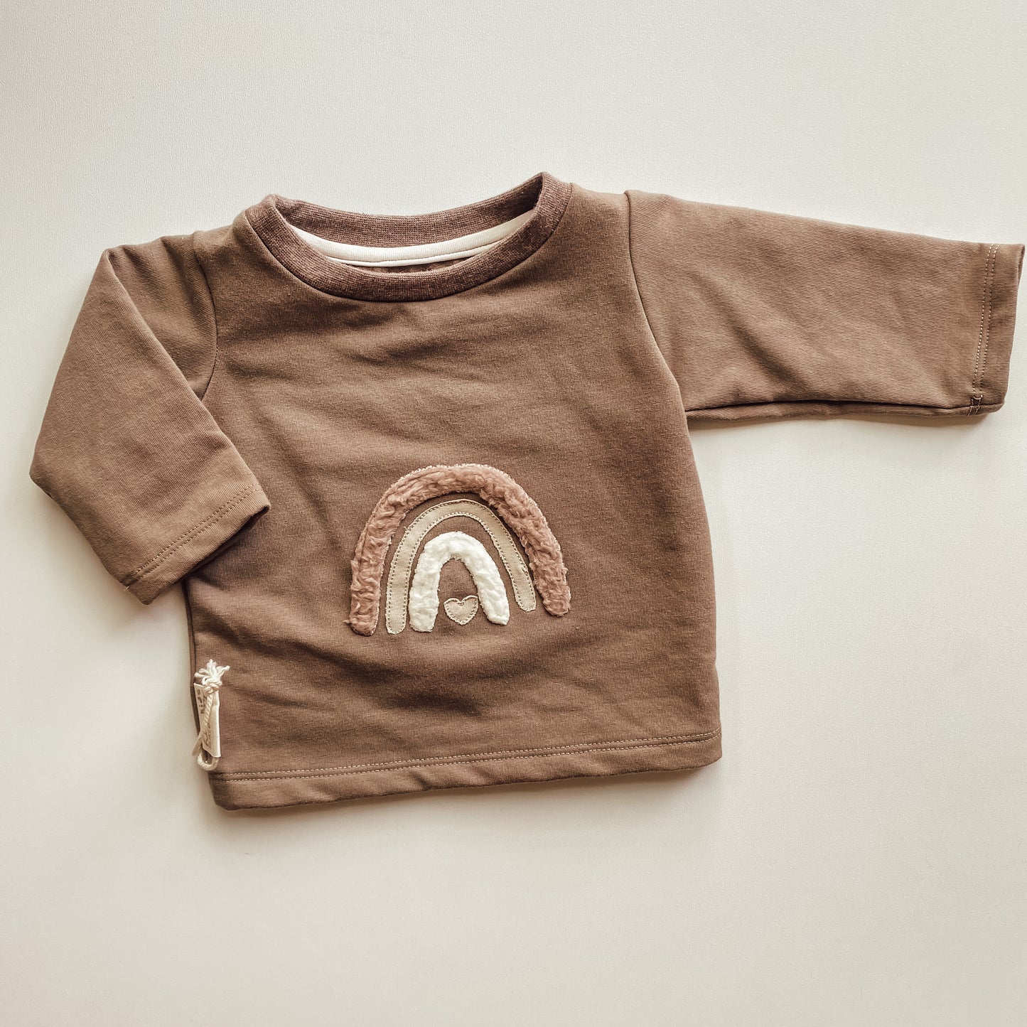 Sweater Basic mit Regenbogen #NF2