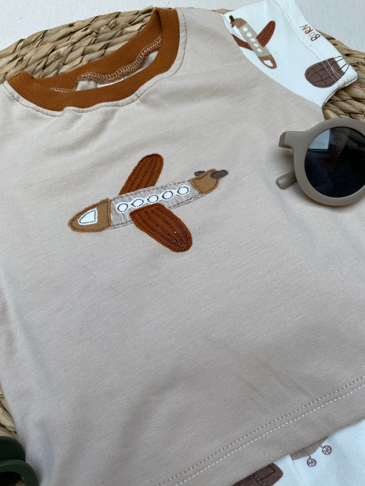 T-Shirt Bio-Baumwoll-Jersey Serie Born to fly #LY 1