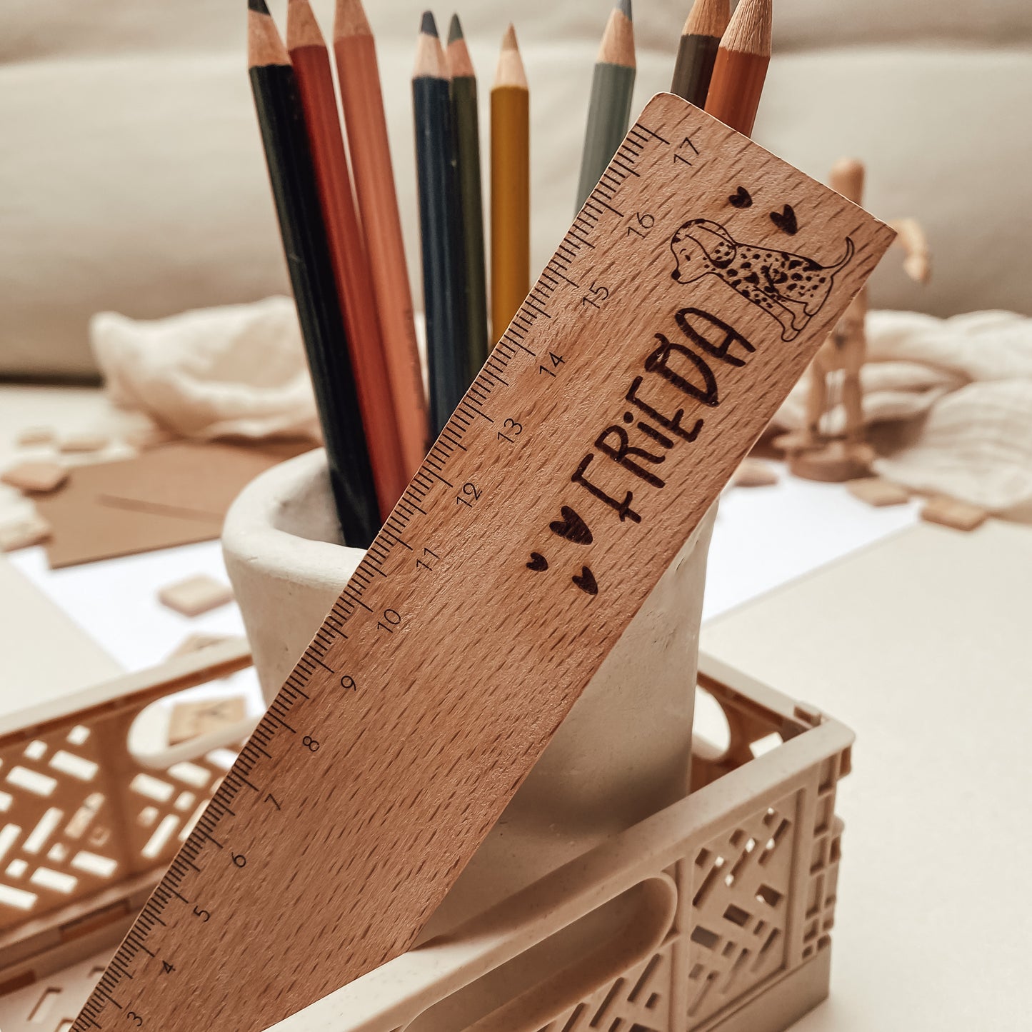 Lineal Dalmatiner #personalisierbar