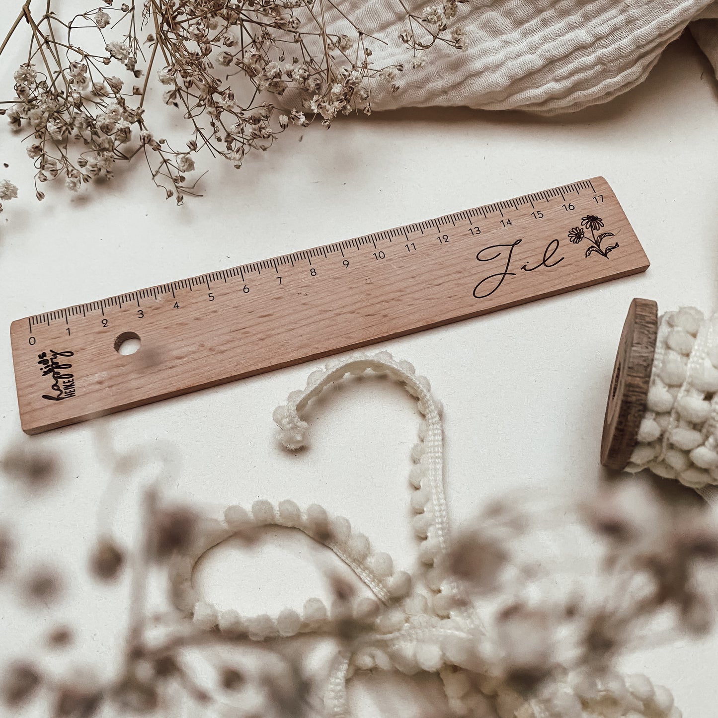 Lineal Blume #personalisierbar