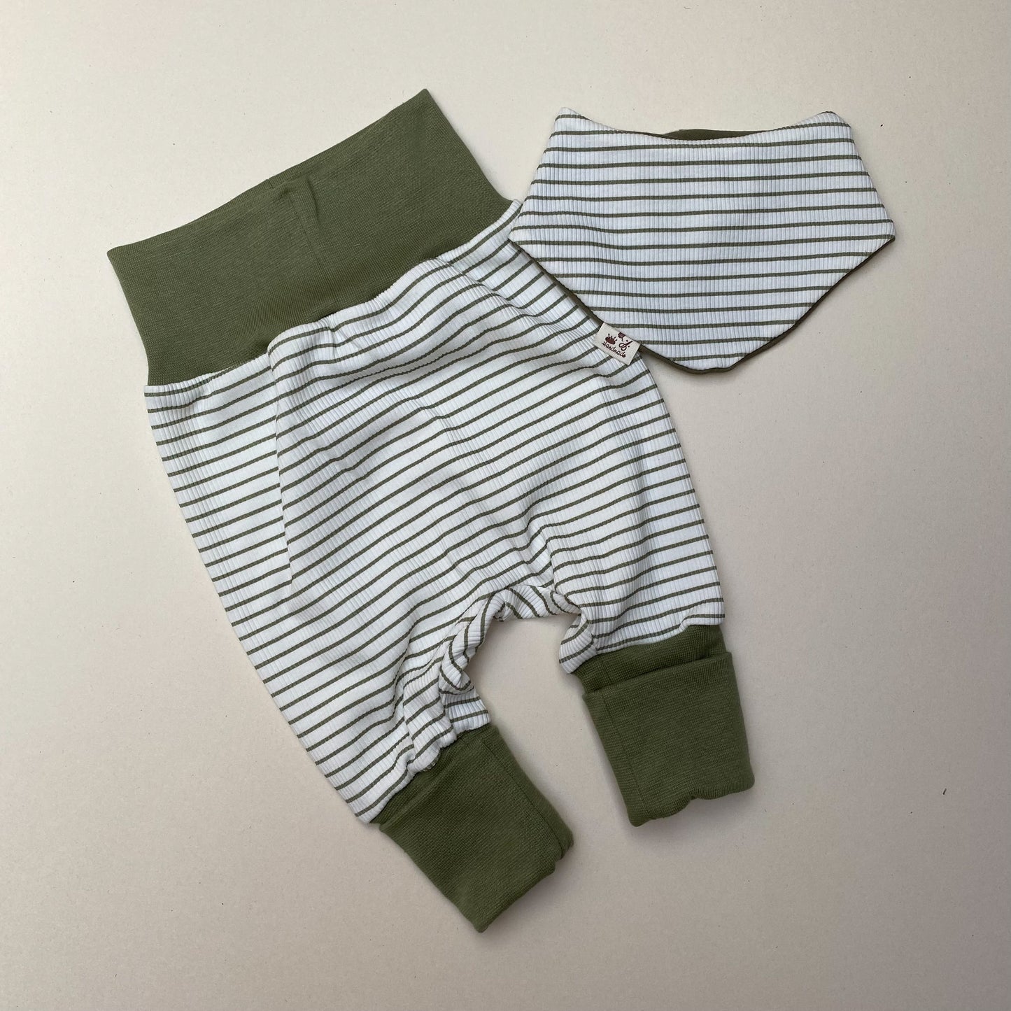 Basic Baby-Hose in verschiedenen Designs aus Bio-Baumwoll- Jersey #K5 1