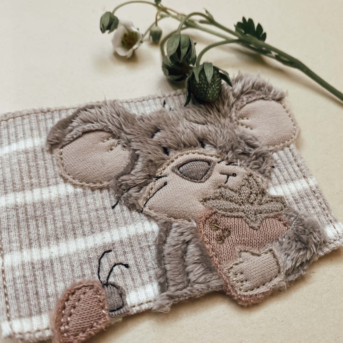 Set Stickdatei Patch Erdbeermaus Toni