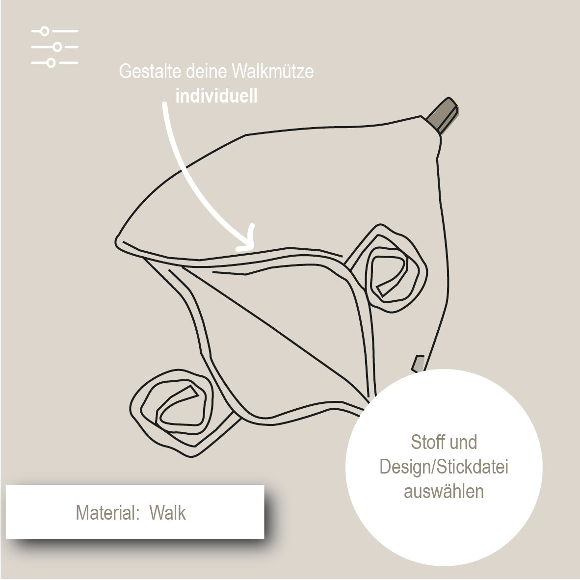 Wichtelmütze Walk zum Konfigurieren
