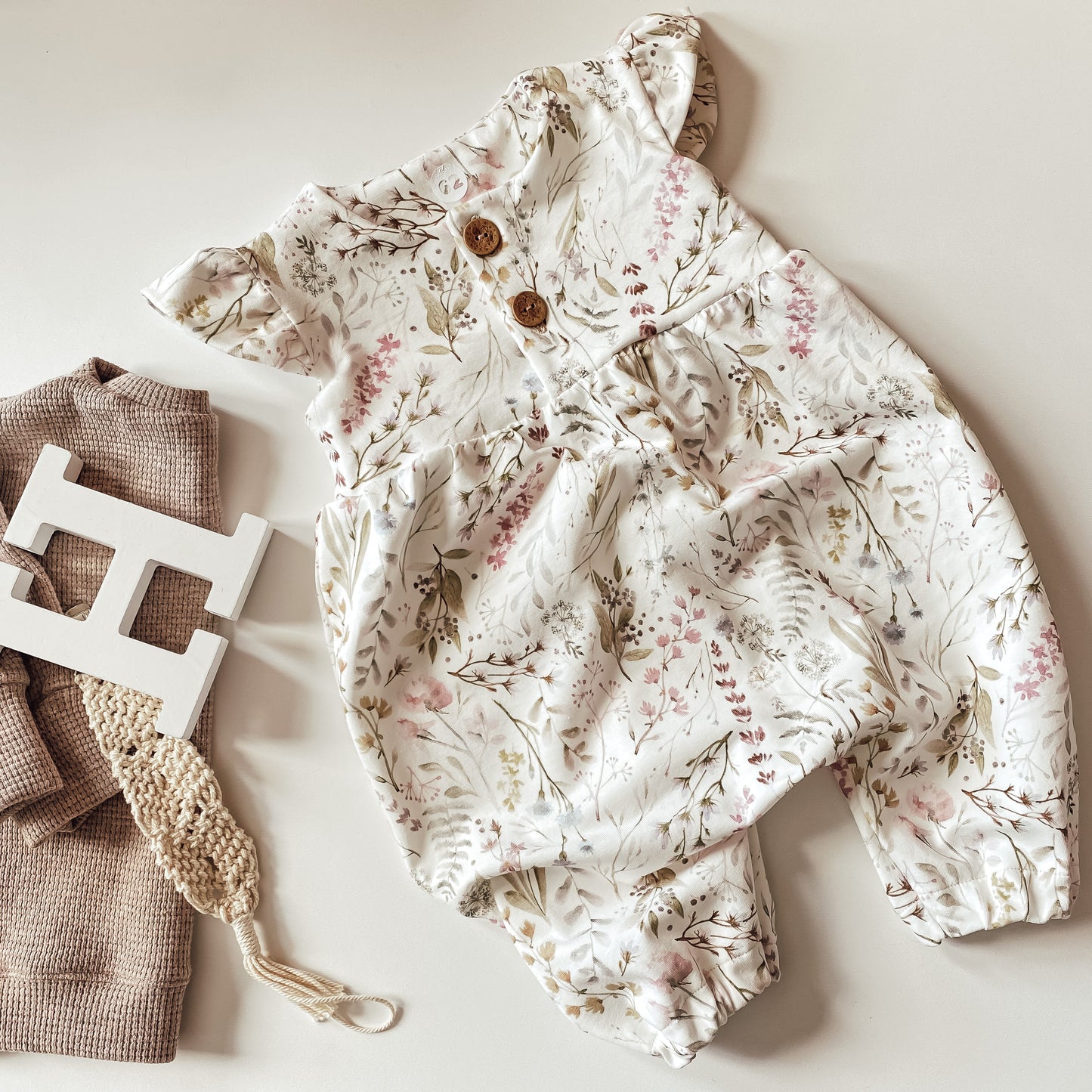 Sommer Romper aus Baumwoll-Jersey #IT2