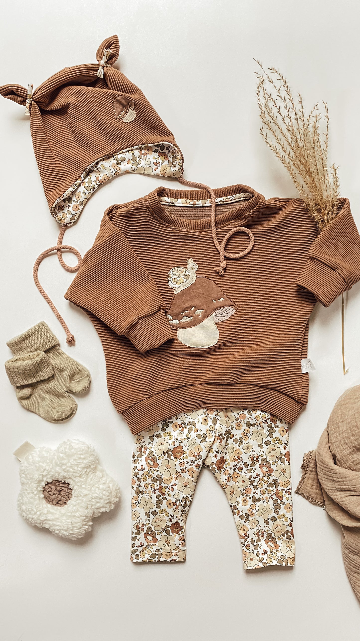 Basic Leggings aus Baumwoll-Jersey "Sommerprise" #SW1