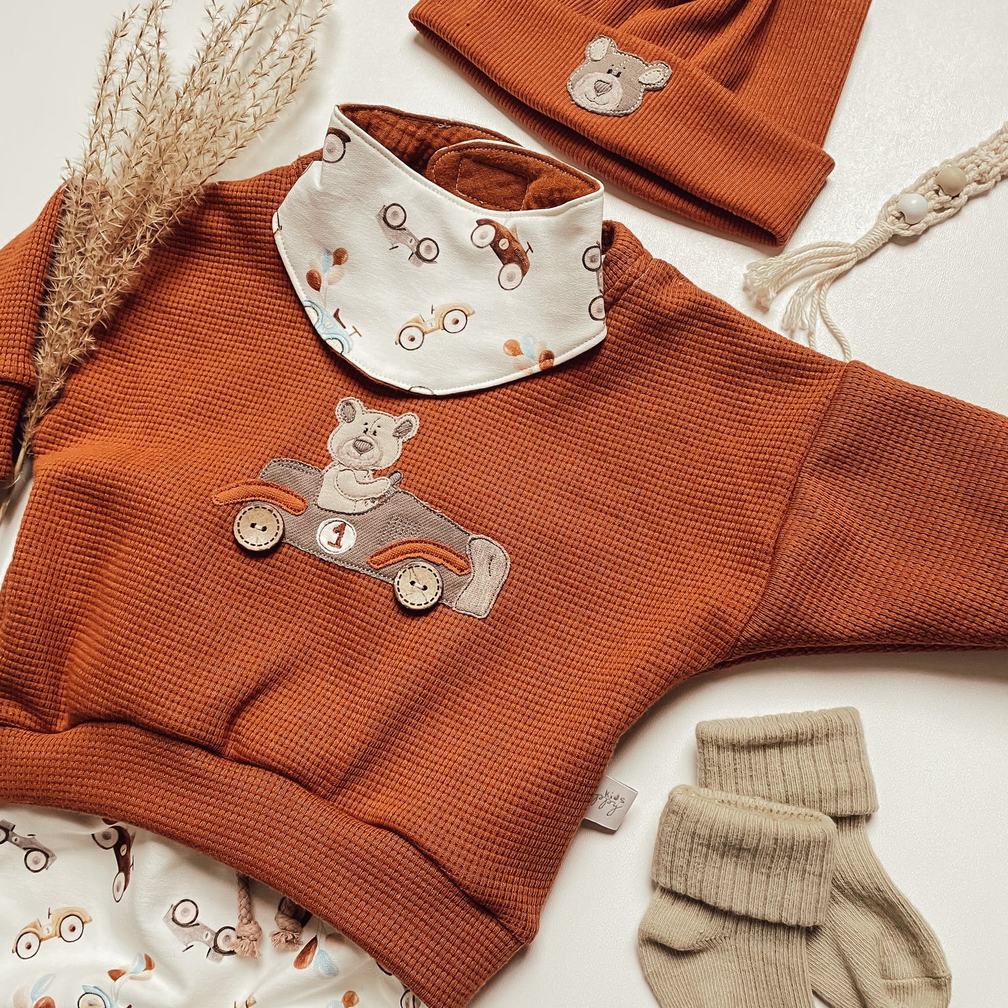 Sweater Oversized mit Retroauto #LY4