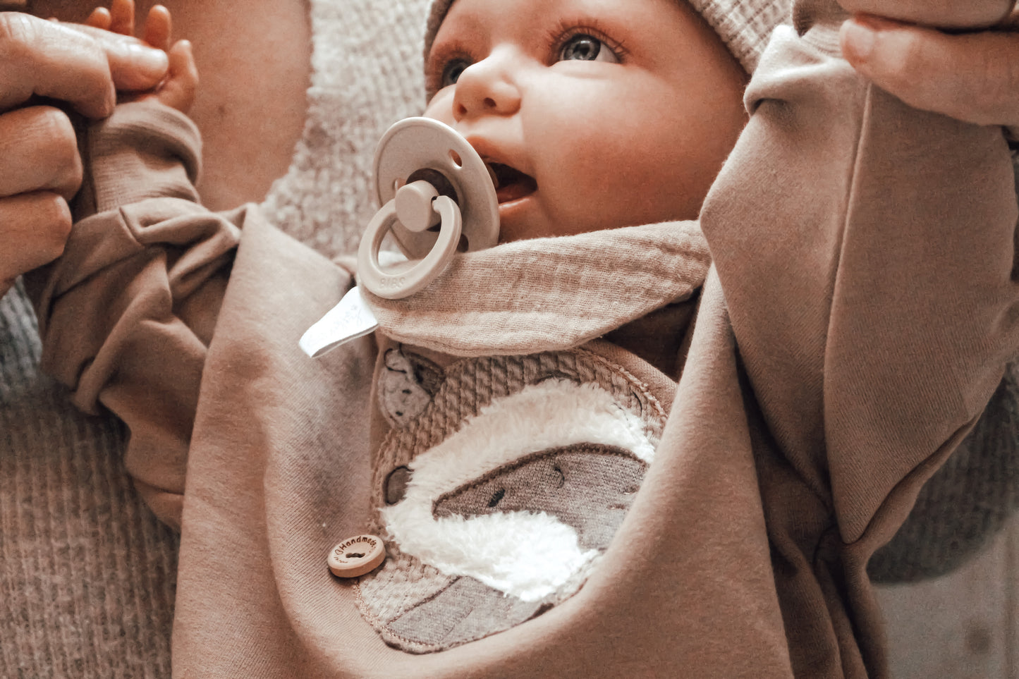 Sweater Oversized bestickt mit Frechdachs Patch #LY4