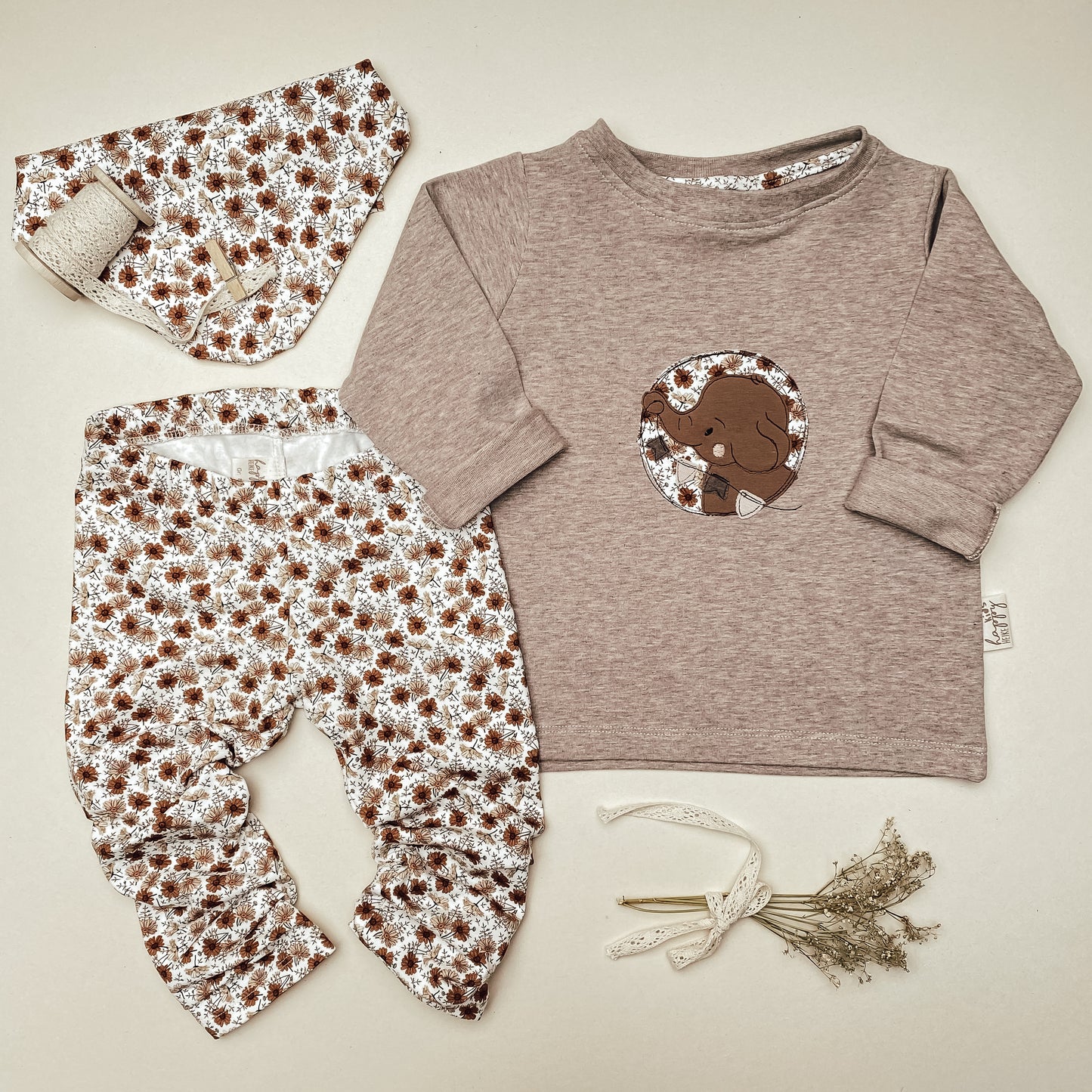 Langarm Shirt Basic Eli und Gitti #LY1