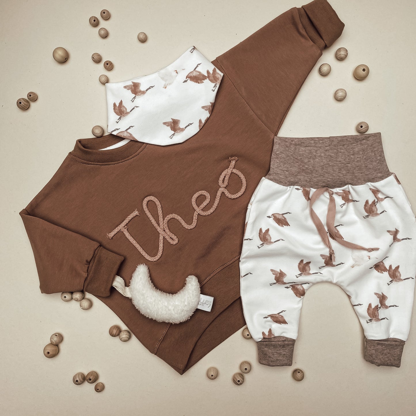 Basic Baby-Hose Wildgänse aus Baumwoll- Jersey #K5 1