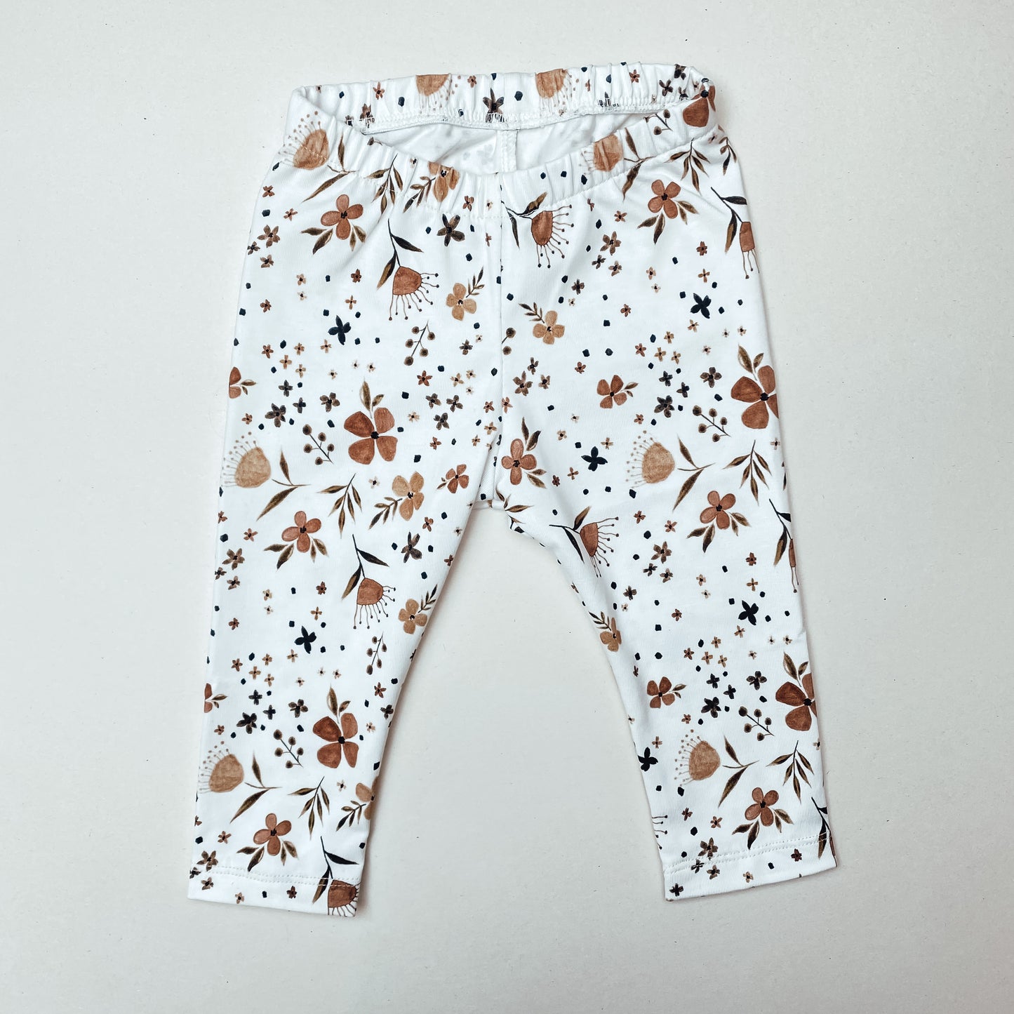 Basic Leggings aus Baumwoll-Jersey Floral #SW1