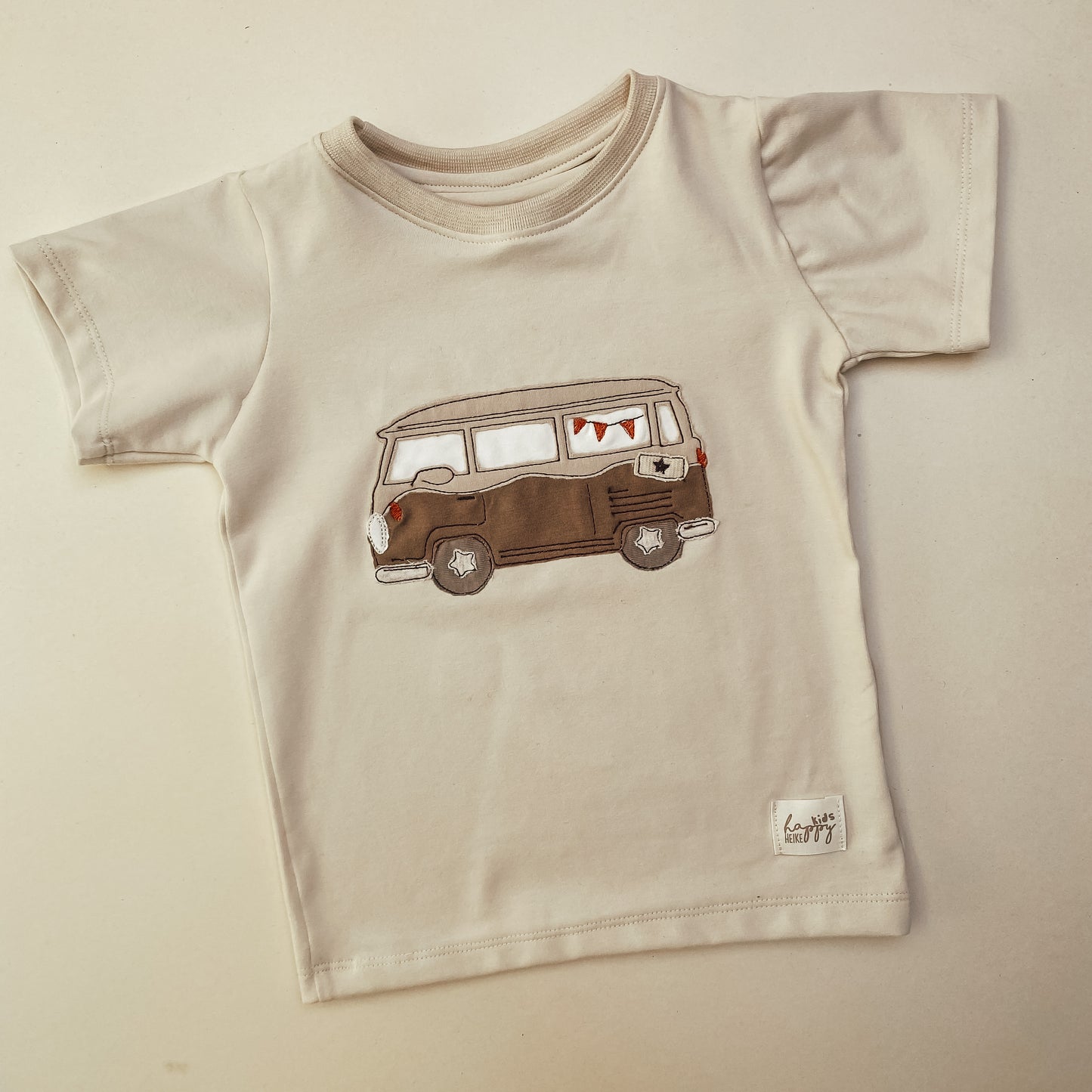 Basic T-Shirt aus Bio-Baumwoll-Jersey Van on Tour #LY 1