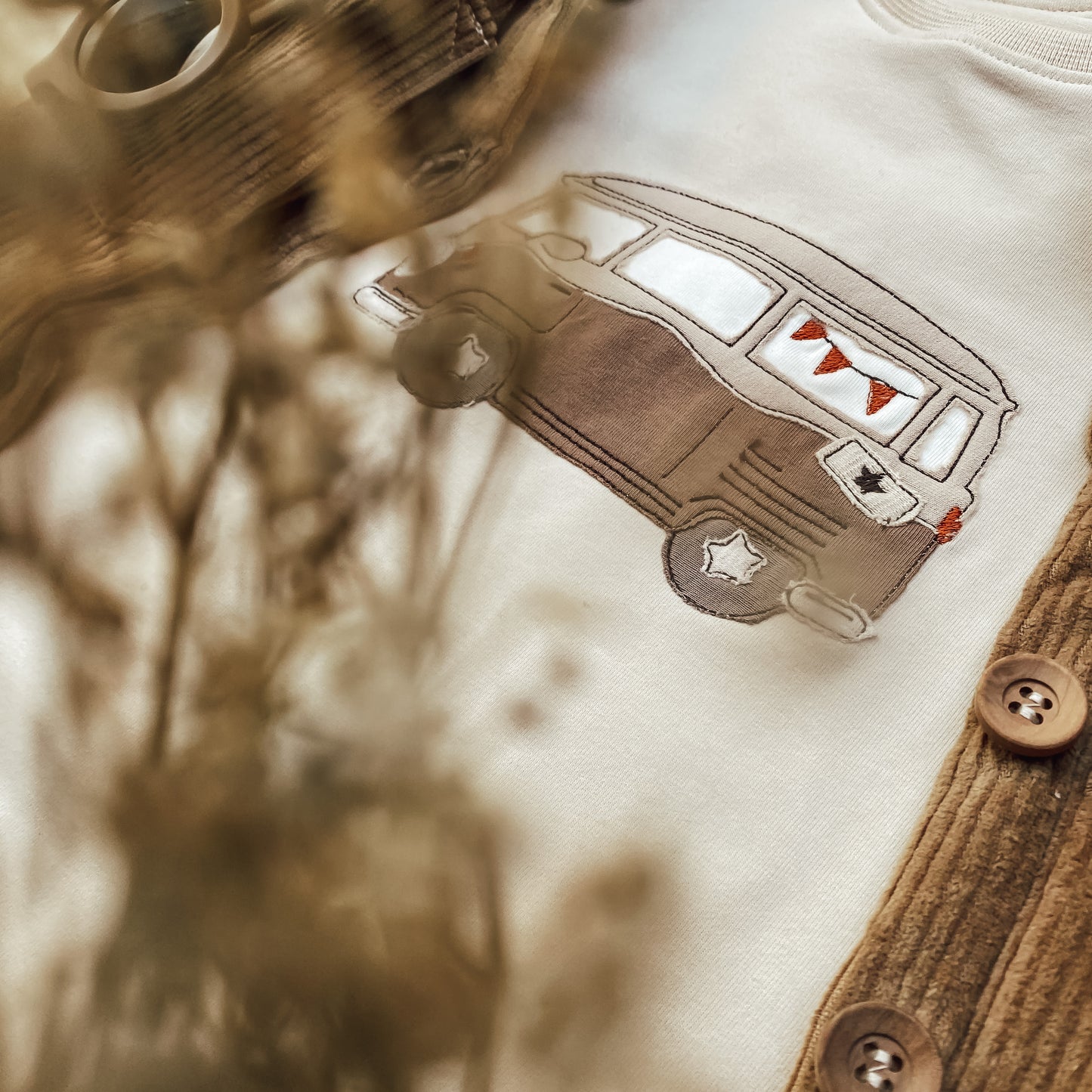 Basic T-Shirt aus Bio-Baumwoll-Jersey Van on Tour #LY 1