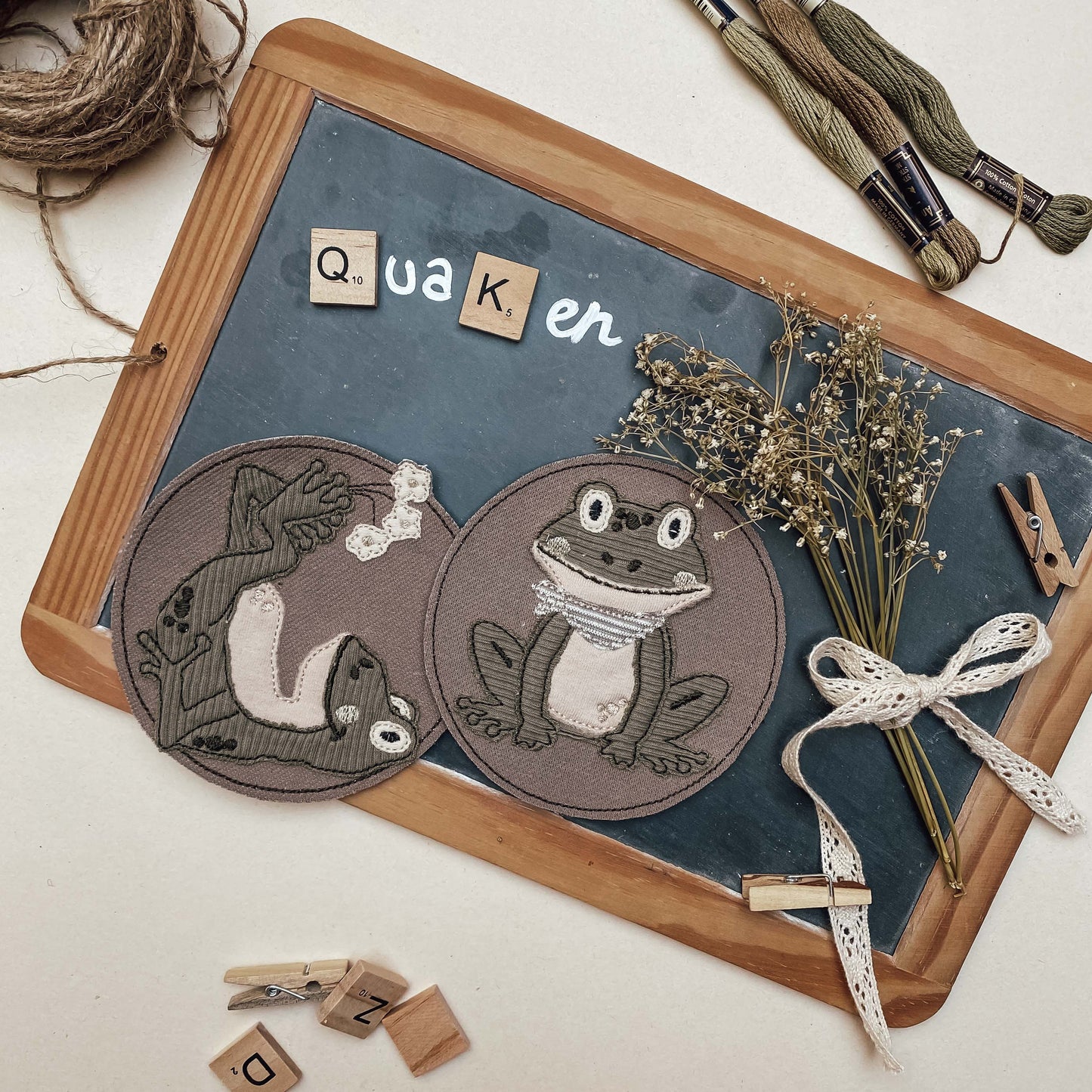 Stickdatei Frosch Freddy