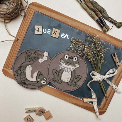 Stickdatei Frosch Freddy