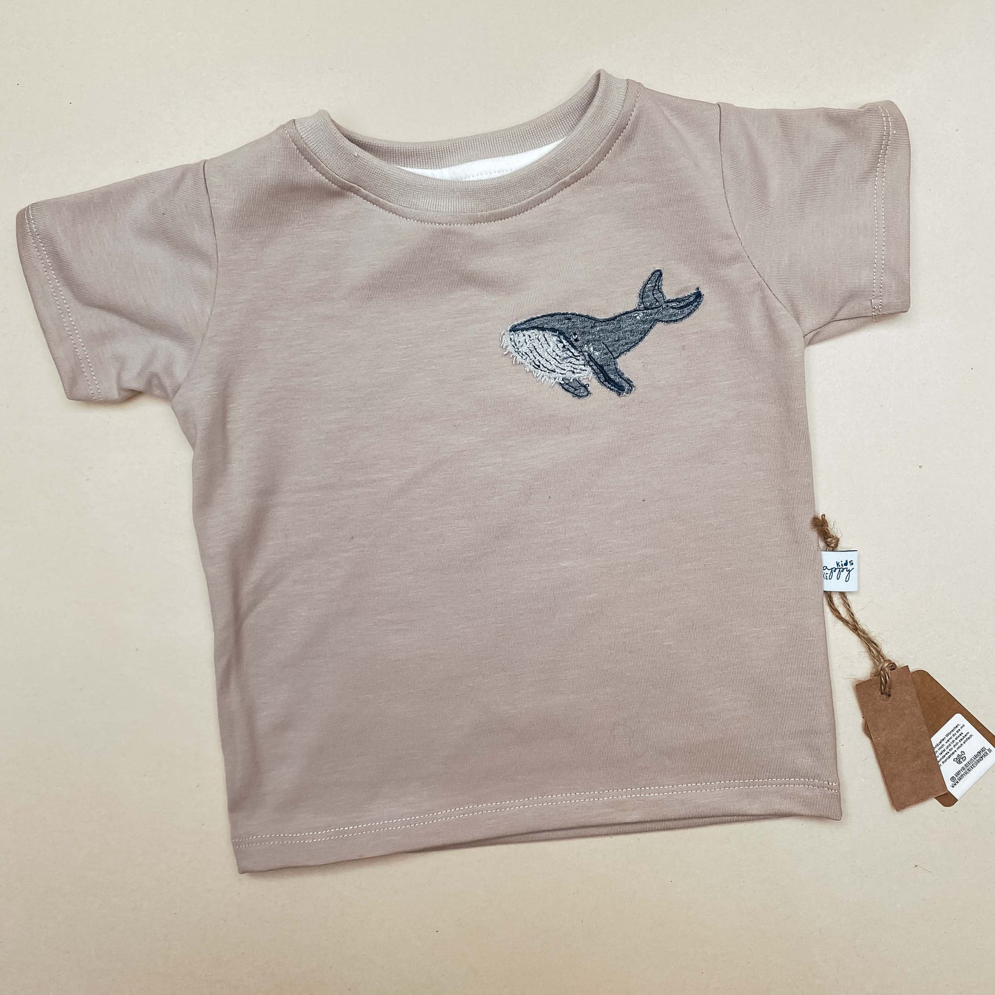 Basic T-Shirt aus Bio-Baumwoll-Jersey Wal Waldo #LY 1