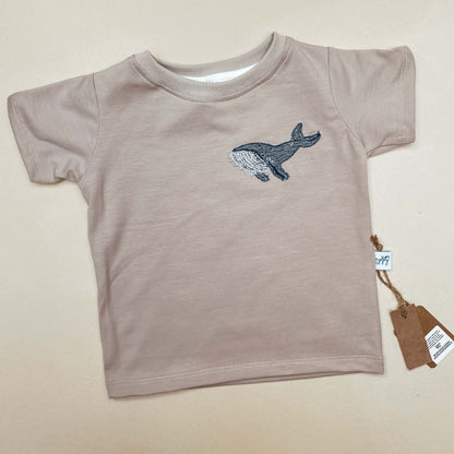 Basic T-Shirt aus Bio-Baumwoll-Jersey Wal Waldo #LY 1