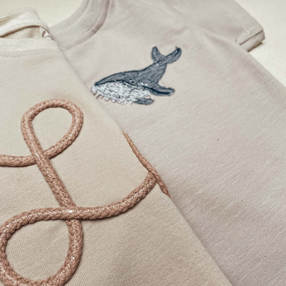 Basic T-Shirt aus Bio-Baumwoll-Jersey Wal Waldo #LY 1