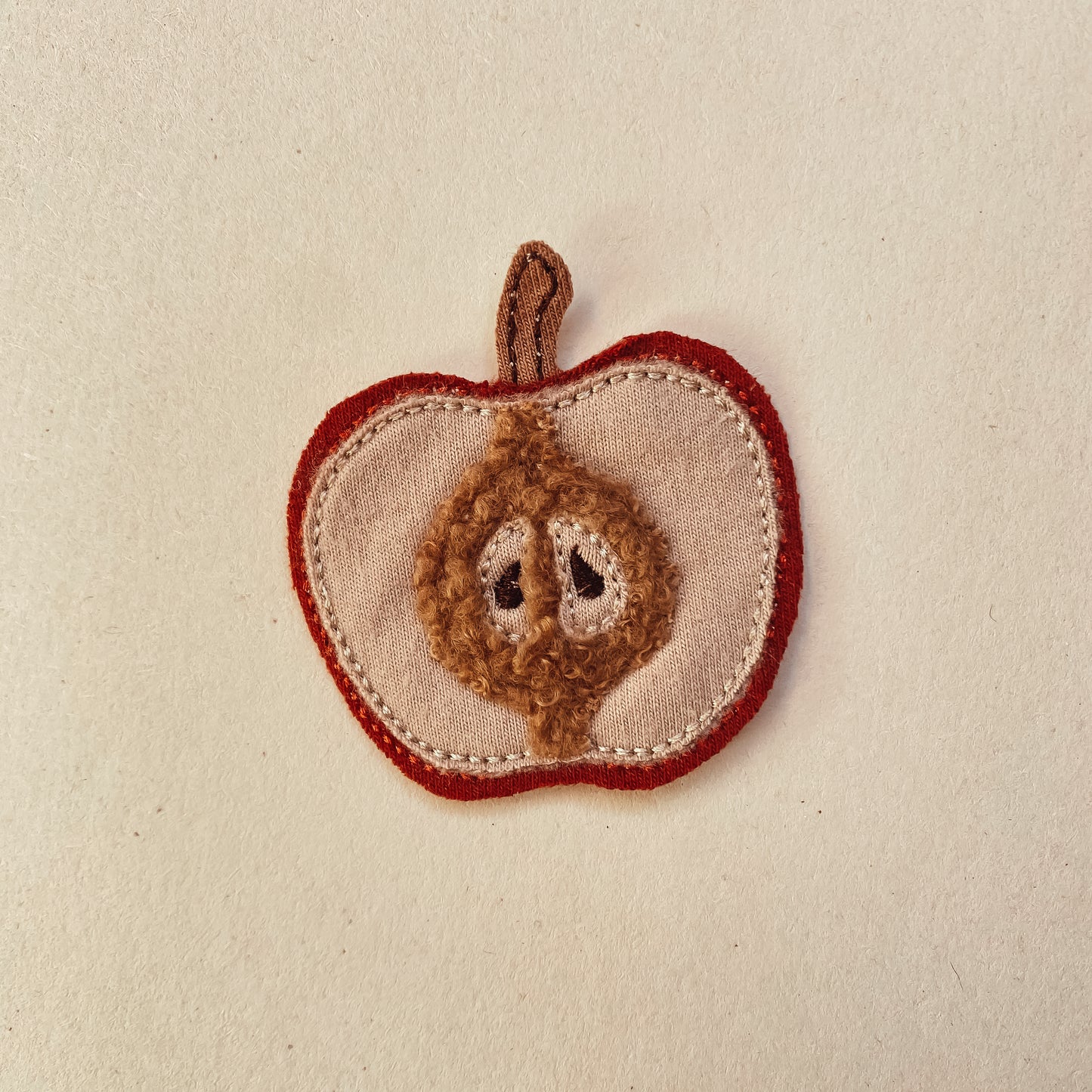 Bügelpatch Apfel im 3-er Set oder einzeln