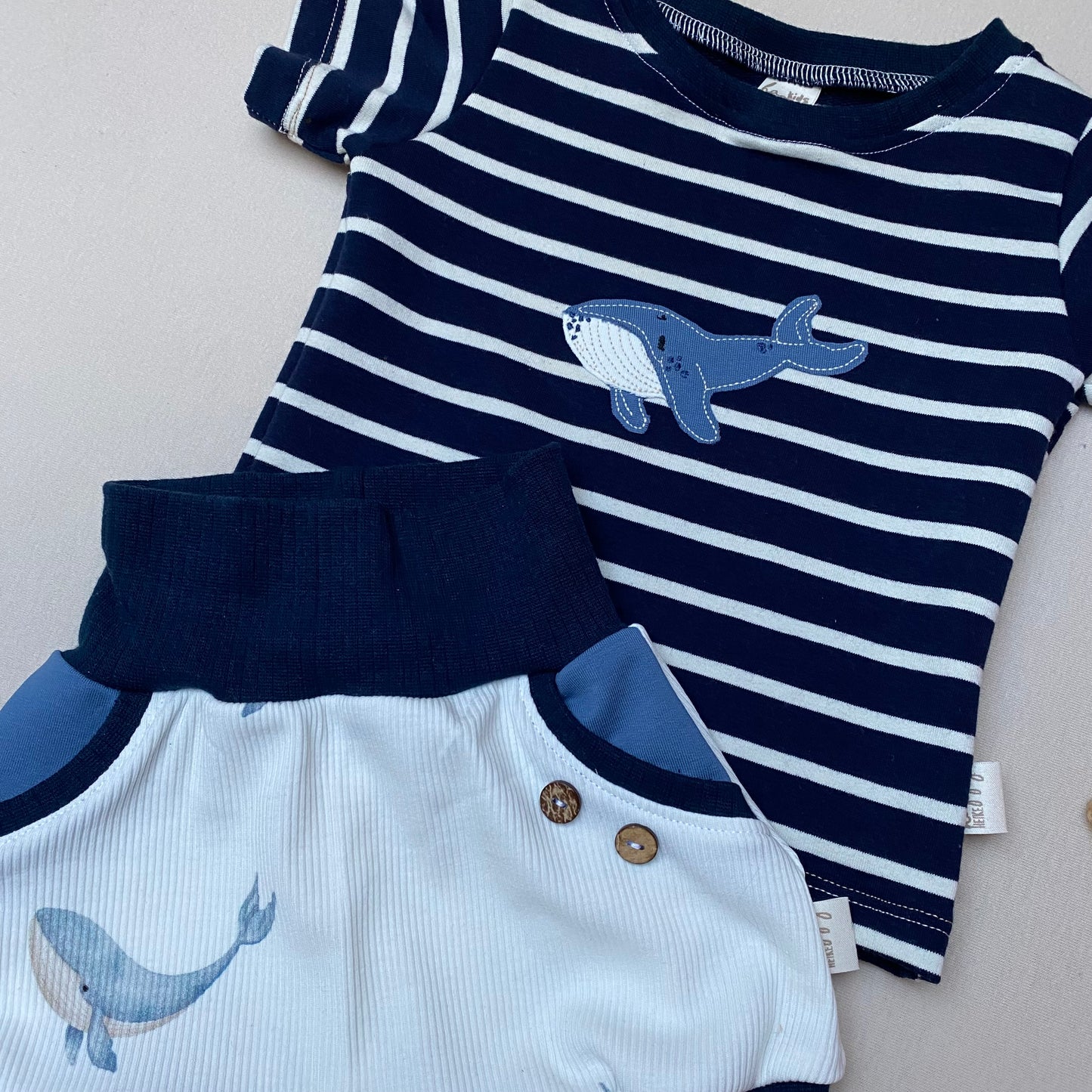 Maritimes Sommer Set Wal #LY