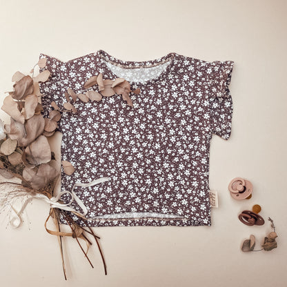 Sommershirt mit Rüschenärmel #LY