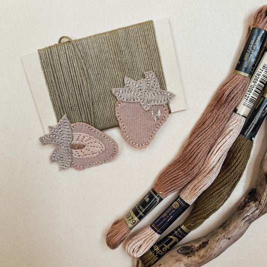 Stickdatei Set Erdbeeren