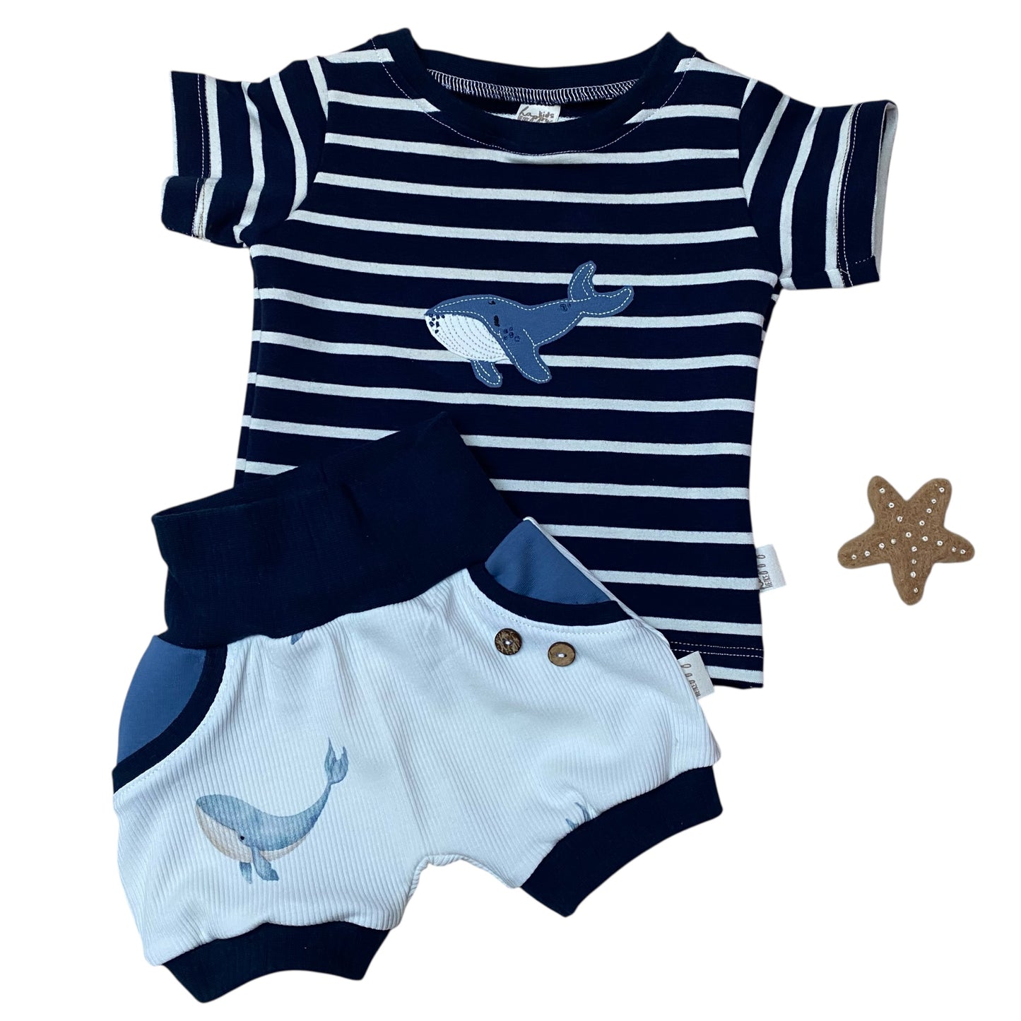 Maritimes Sommer Set Wal #LY