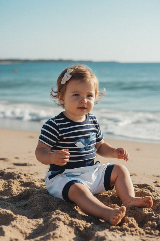 Maritimes Sommer Set Wal #LY