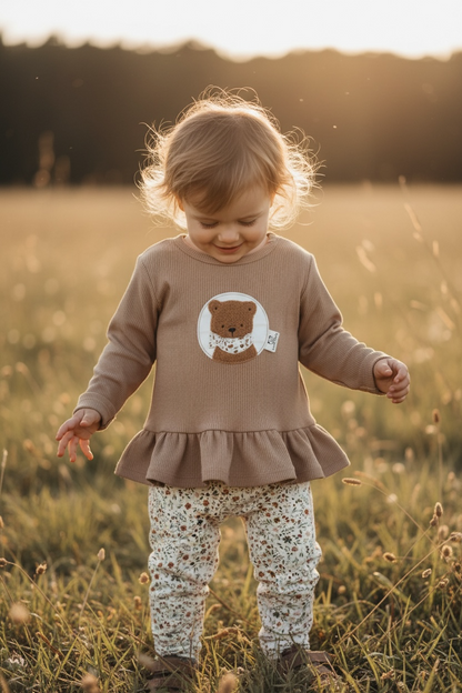Rüschensweater  Kuschelbär mit passender Hose