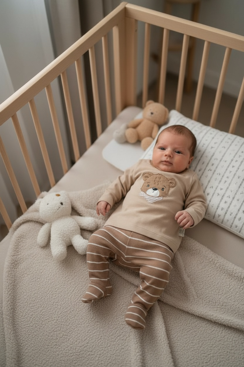 Rib-Babyleggings, gestreift  #SW1