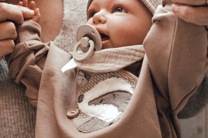 Sweater Oversized bestickt mit Frechdachs Patch #LY4