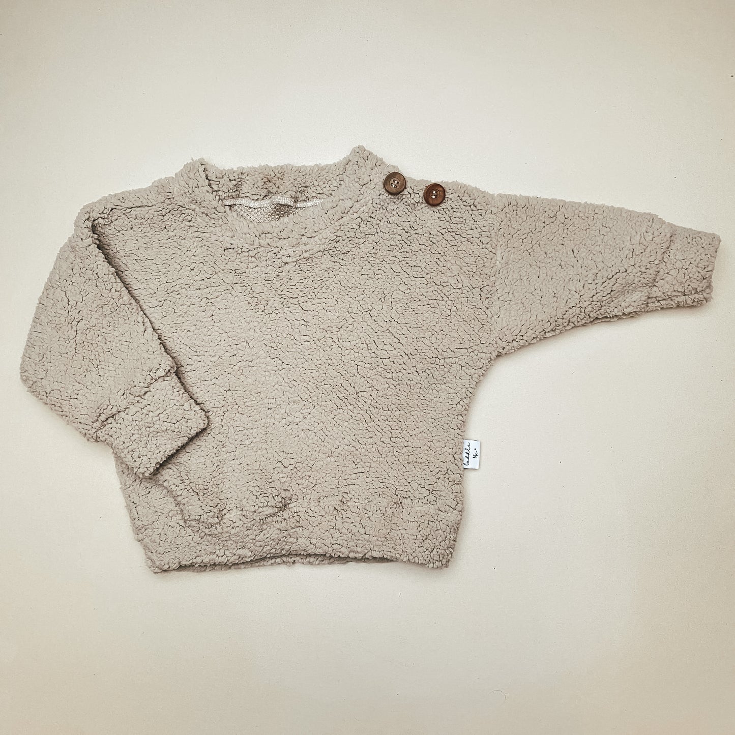Sweater Oversized Baumwollteddy #LY4