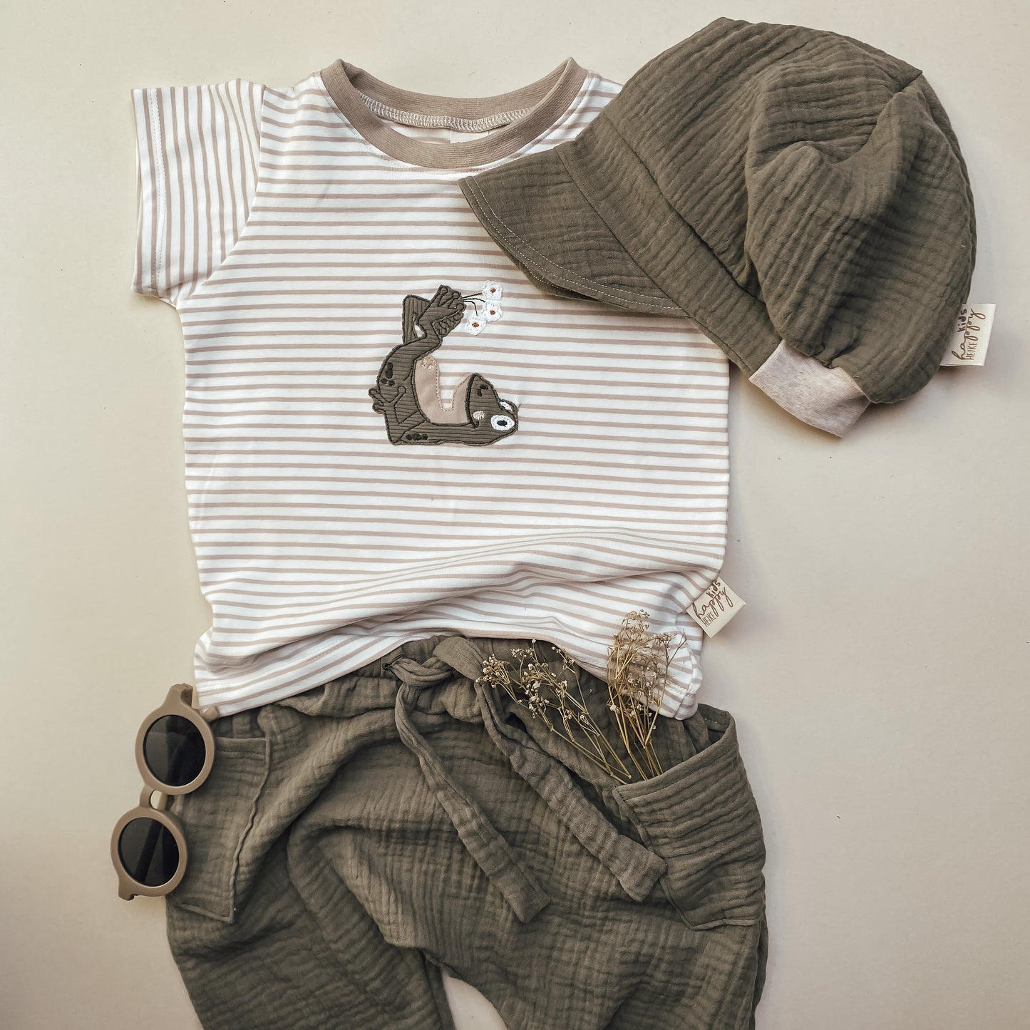 Lockere Baumwoll- Musselin Baby- und Kinder- Hose #NH1