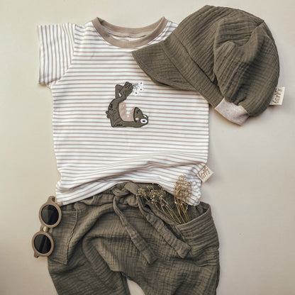 Lockere Baumwoll- Musselin Baby- und Kinder- Hose #NH1