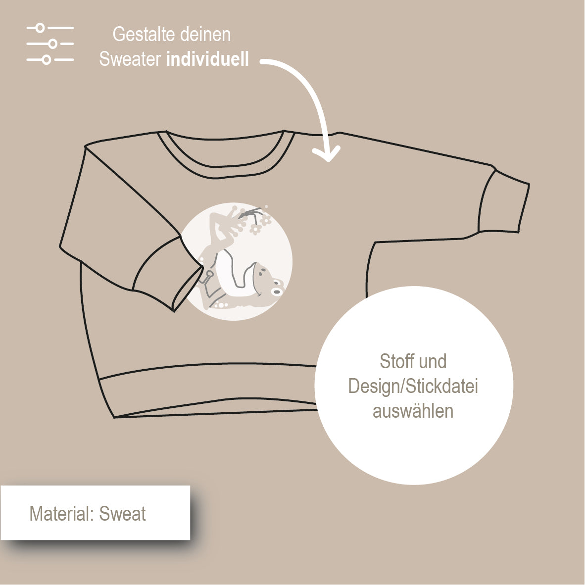 Basic- Sweater zum Konfigurieren